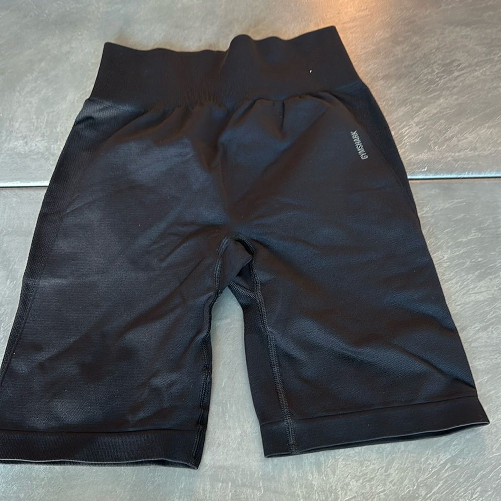 Gymshark black size medium workout shorts